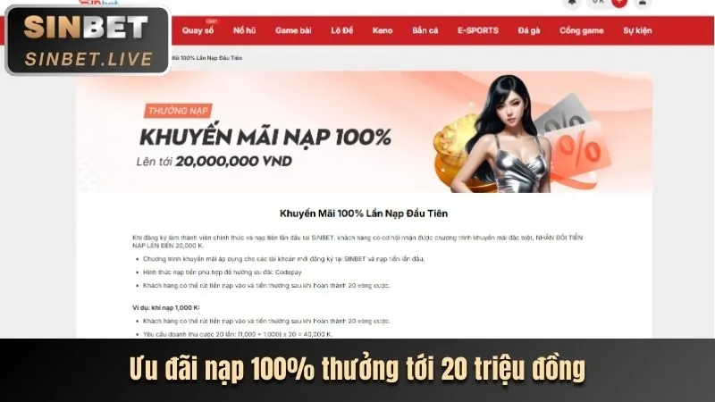Ưu đãi chào mừng thành viên mới